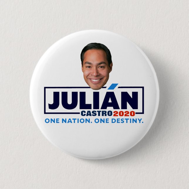 Julian Castro 2020 6 Cm Round Badge (Front)