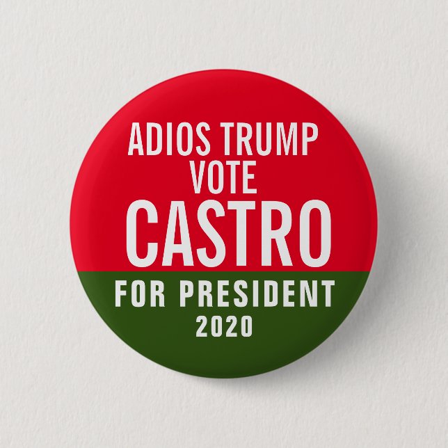 Julian Castro for President 2020 6 Cm Round Badge (Front)