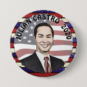 Julian Castro for President 2020 Election Support 7.5 Cm Round Badge