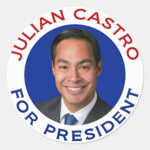 Julian Castro For President Classic Round Sticker