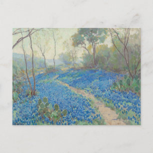 Julian Onderdonk - A Hillside of Bluebonnets Postcard