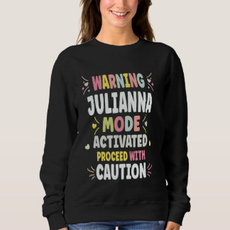 JULIANNA Personalised Women's Gift Custom JULIANNA Sweatshirt