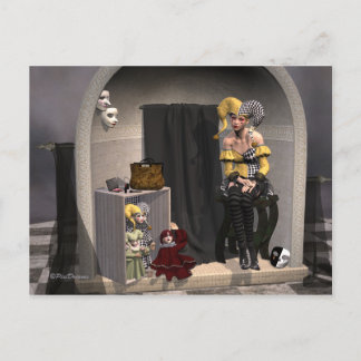 "Julia's Puppet Theatre" - Postcard