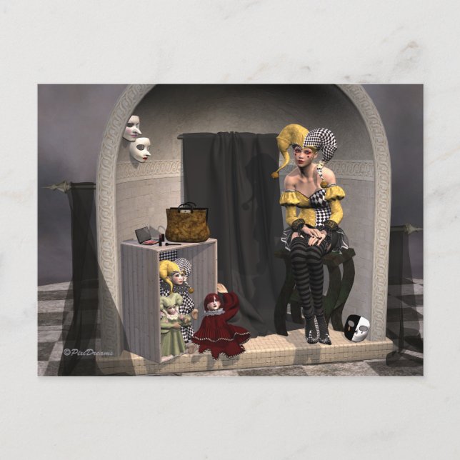 "Julia's Puppet Theatre" - Postcard (Front)