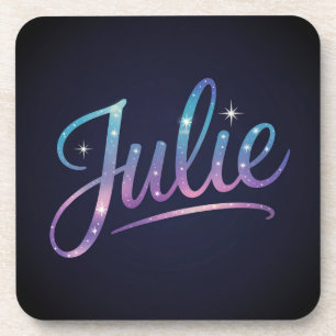 Julie Blue Sparkles Coaster Set