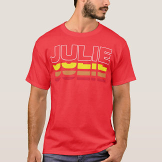 Julie First Name Funny Vintage Sunset Julie retro T-Shirt