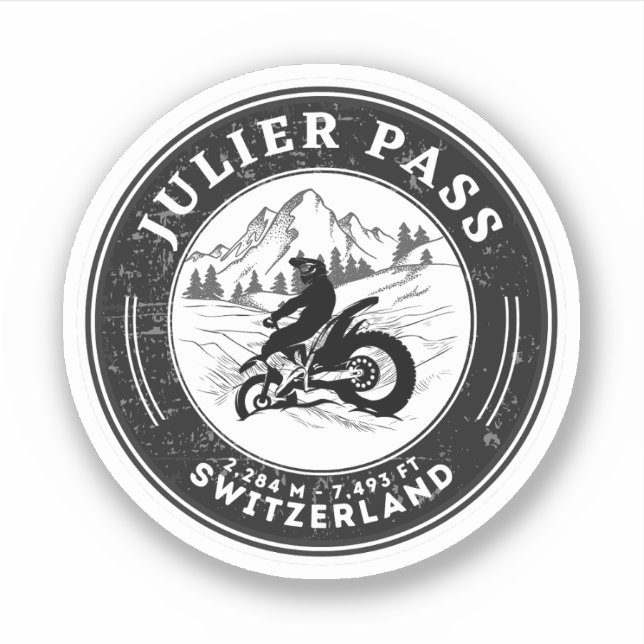 Julier pass swiss–alps motorcycle tour (Front)