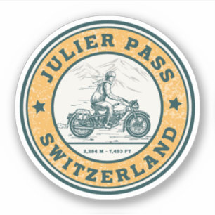 Julier pass swiss–alps motorcycle tour gifts