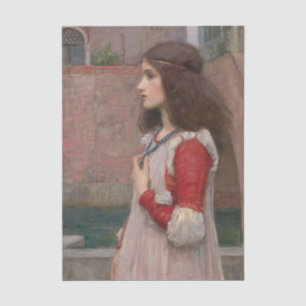 Juliet by John William Waterhouse Tissue Paper