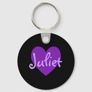 Juliet in Purple Key Ring