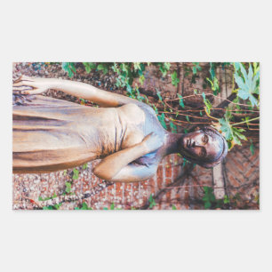 Juliet statue,Verona,Italy Rectangular Sticker