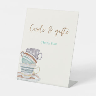 JULIET Tea Set Party Cards Gifts Sign