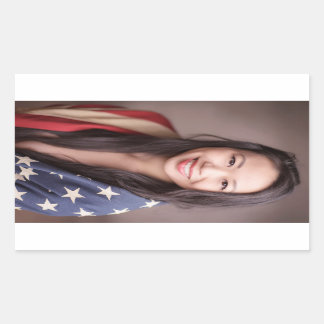 Juliet Uncensored American Flag Sticker