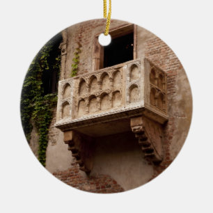 Juliet's Balcony Ceramic Ornament