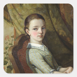 Juliette Courbet  1844 Square Sticker