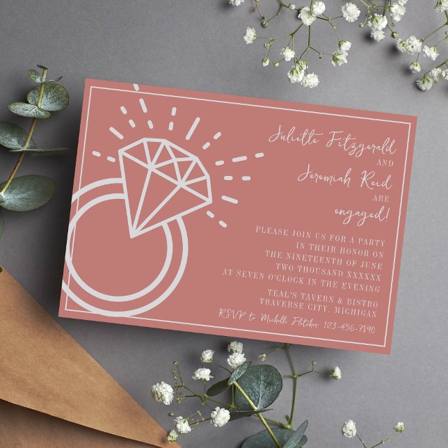 Juliette | Curated Colour | Engagement Party Invitation (Creator Uploaded)