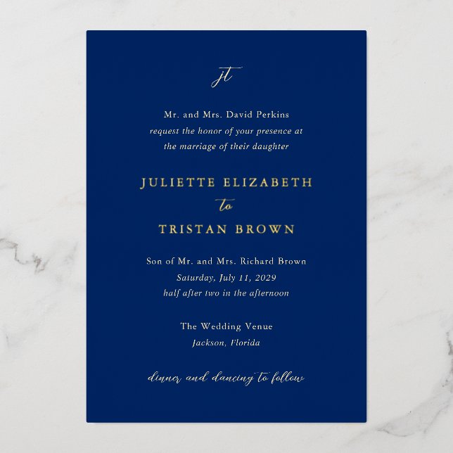 Juliette Elegant Wedding (Front)