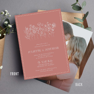 Juliette Floral Curated Colour Rehearsal Dinne Invitation