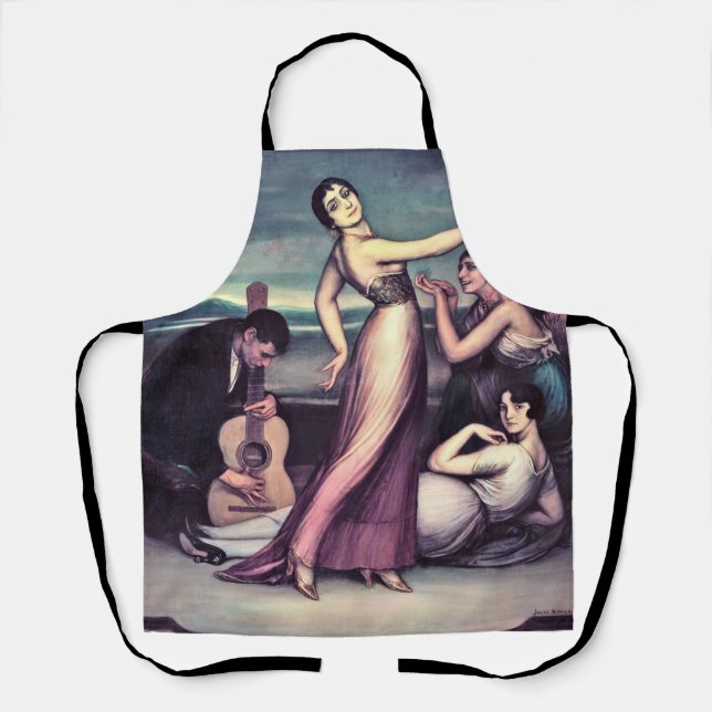 Julio Romero De Torres - Flamenco Songs And Dances Apron (Front)