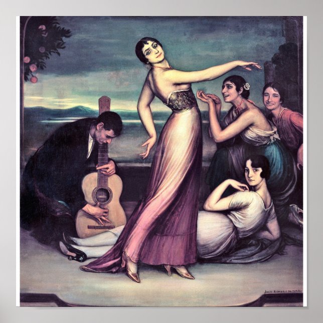 Julio Romero De Torres - Flamenco Songs And Dances Poster (Front)
