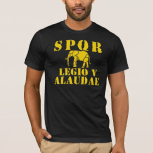 Julius Caesar 5th Roman Legion Elephant T-shirt