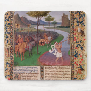 Julius Caesar  Crossing the Rubicon, c.1470 Mouse Pad