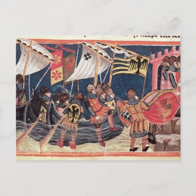 Julius Caesar  landing in England Postcard (Front)