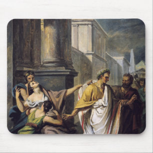 Julius Caesar on his way to the Senate Mouse Pad