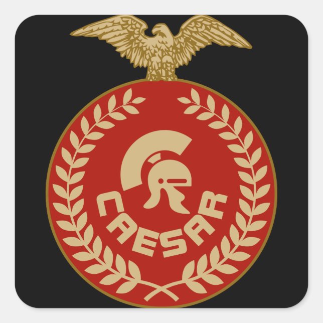 Julius Caesar Sticker. Square Sticker (Front)