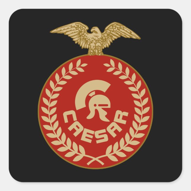 Julius Caesar Sticker. Square Sticker (Front)