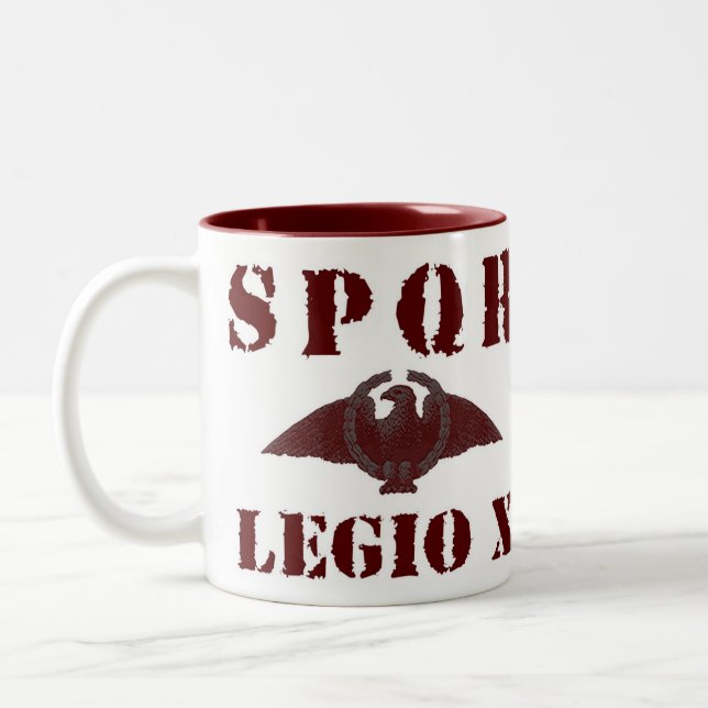Julius Caesar's Famed 10th Roman Legion Eagle Mug (Left)
