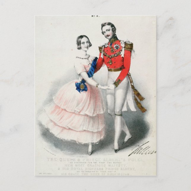 Jullien's Celebrated Polkas Postcard (Front)