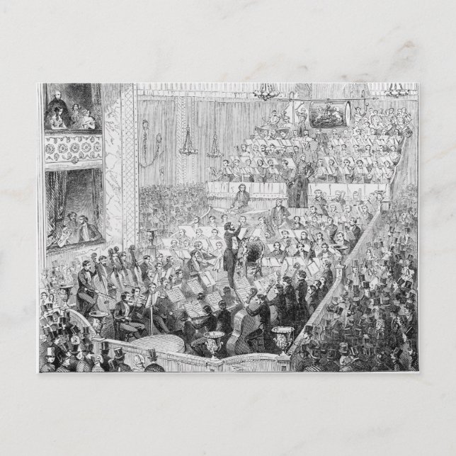 Jullien's Concert Orchestra Postcard (Front)