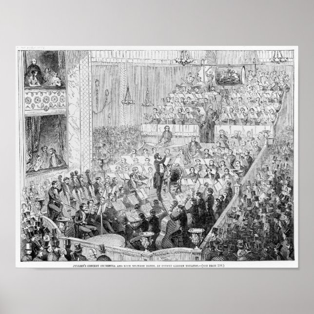 Jullien's Concert Orchestra Poster (Front)