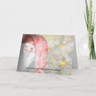 Jultomten's Wish List Holiday Card