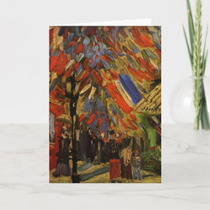 July 14th Celebration in Paris by Vincent van Gogh Card