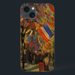July 14th Celebration in Paris by Vincent van Gogh iPhone 13 Case<br><div class="desc">The Fourteenth of July Celebration in Paris by Vincent van Gogh is a vintage fine art post impressionism daily life portrait painting featuring an urban street scene in Paris, France during the Bastille Day holiday celebrations with French flags. Celebrate Bastille Day with a party, a parade and a van Gogh!...</div>