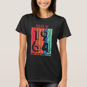 July 1964  58 Year Of Being Awesome  1 T-Shirt