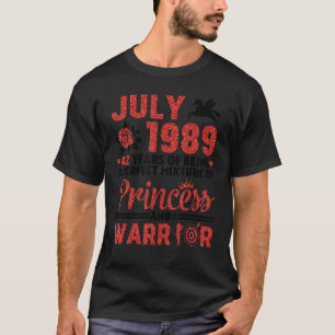 July 1989 33 Years Of Being Perfect Mixture Prince T-Shirt