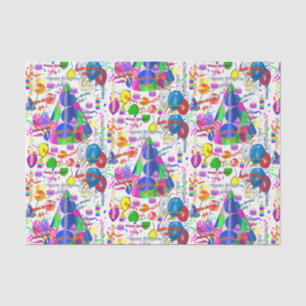 July, 1 Birthday Tissue Paper