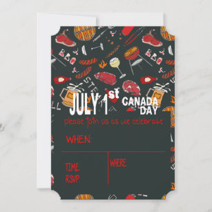 July 1st Canada Day Invitation