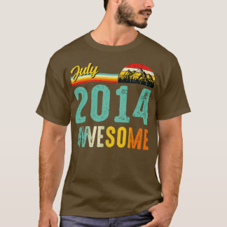 July 2014 Birthday Gift Shirt Vintage July 2014 Aw