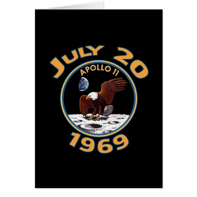 July 20, 1969 Apollo 11 Mission to the Moon (Front)