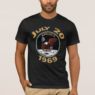July 20, 1969 Apollo 11 Mission to the Moon T-Shirt