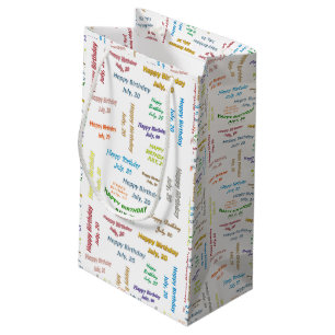 July, 20 Birthday Gift Bag