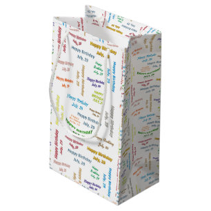 July, 29 Birthday Gift Bag