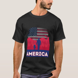 July 4 Alaska Wilderness Pilgrims United States Am T-Shirt