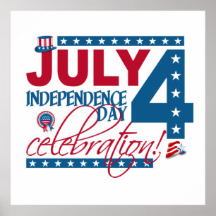 JULY 4 Celebration poster