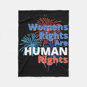 July 4 Independence Day Pro Choice Womens Rights Fleece Blanket