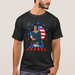 July 4 Junenth Michelle Obama President's Day Wome T-Shirt